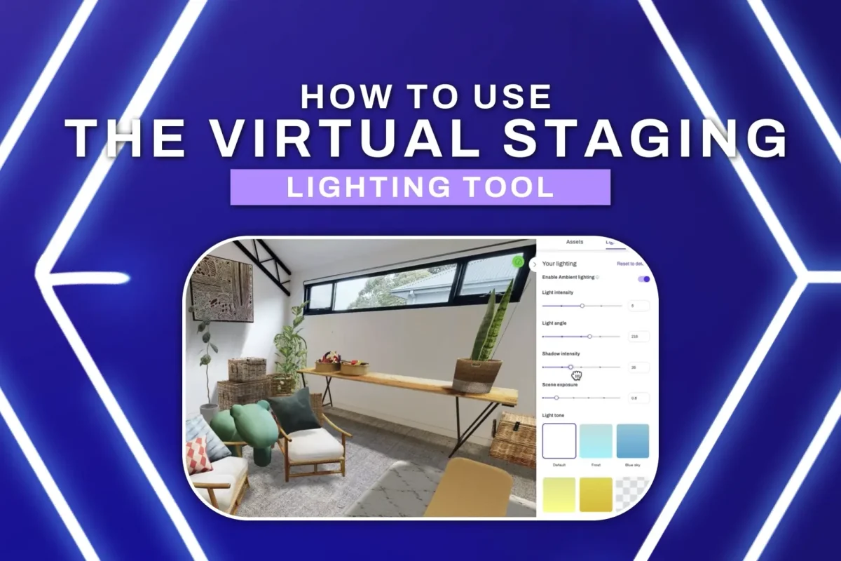 w to use the virtual staging lighting tool for Matterport virtual tours